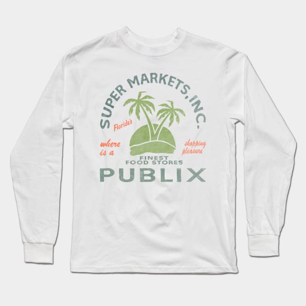 Publix Supermarkets Inc Long Sleeve T-Shirt by trippy illusion